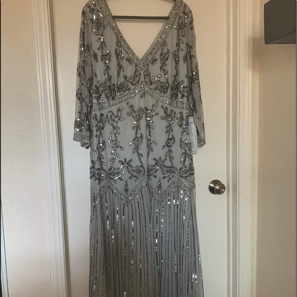 Formal Beaded floor length Dress